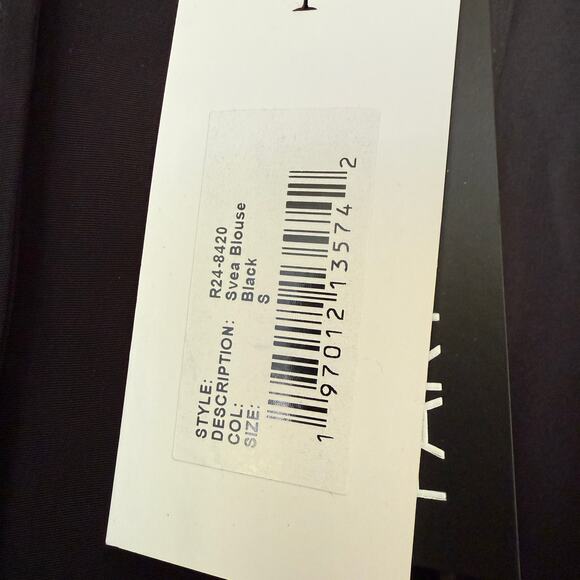 Retrofête Womens Svea Blouse Blazer Black Size S NWT - Picture 5 of 9